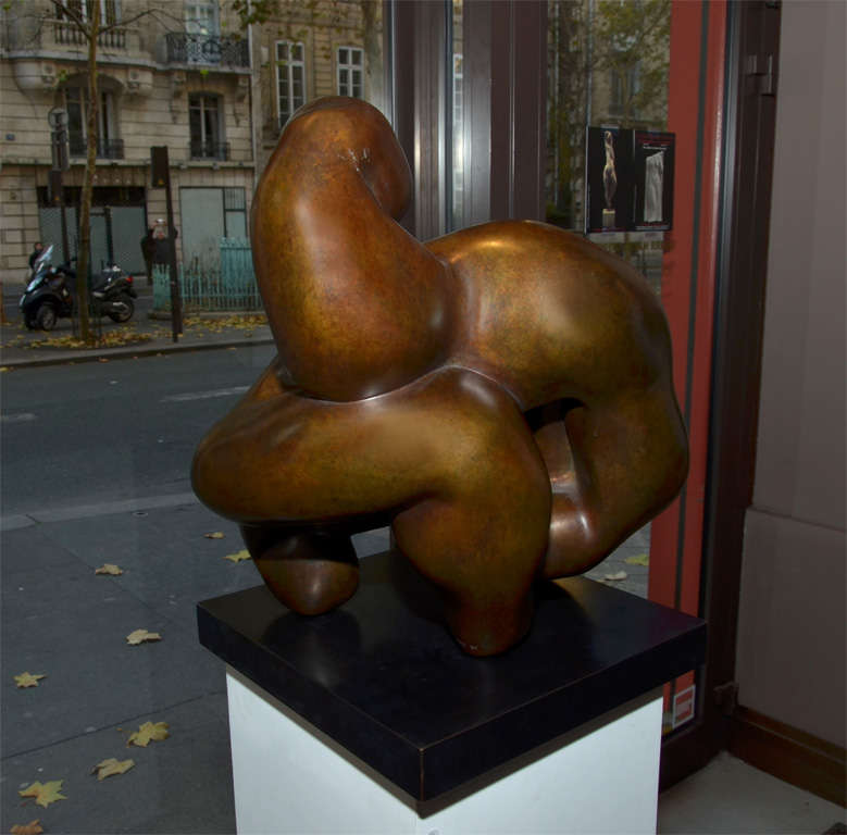 Mid-20th Century Important Sculpture in Bronze by Jacques Zwobada 