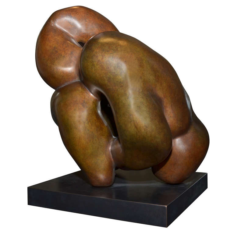 Important Sculpture in Bronze by Jacques Zwobada "Les Lutteurs" For Sale