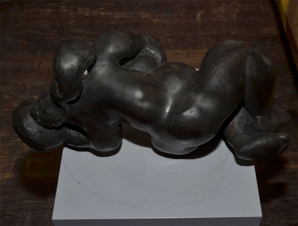Bronze Sculpture in bronze by Jacques Zwobada (1900-1967) 