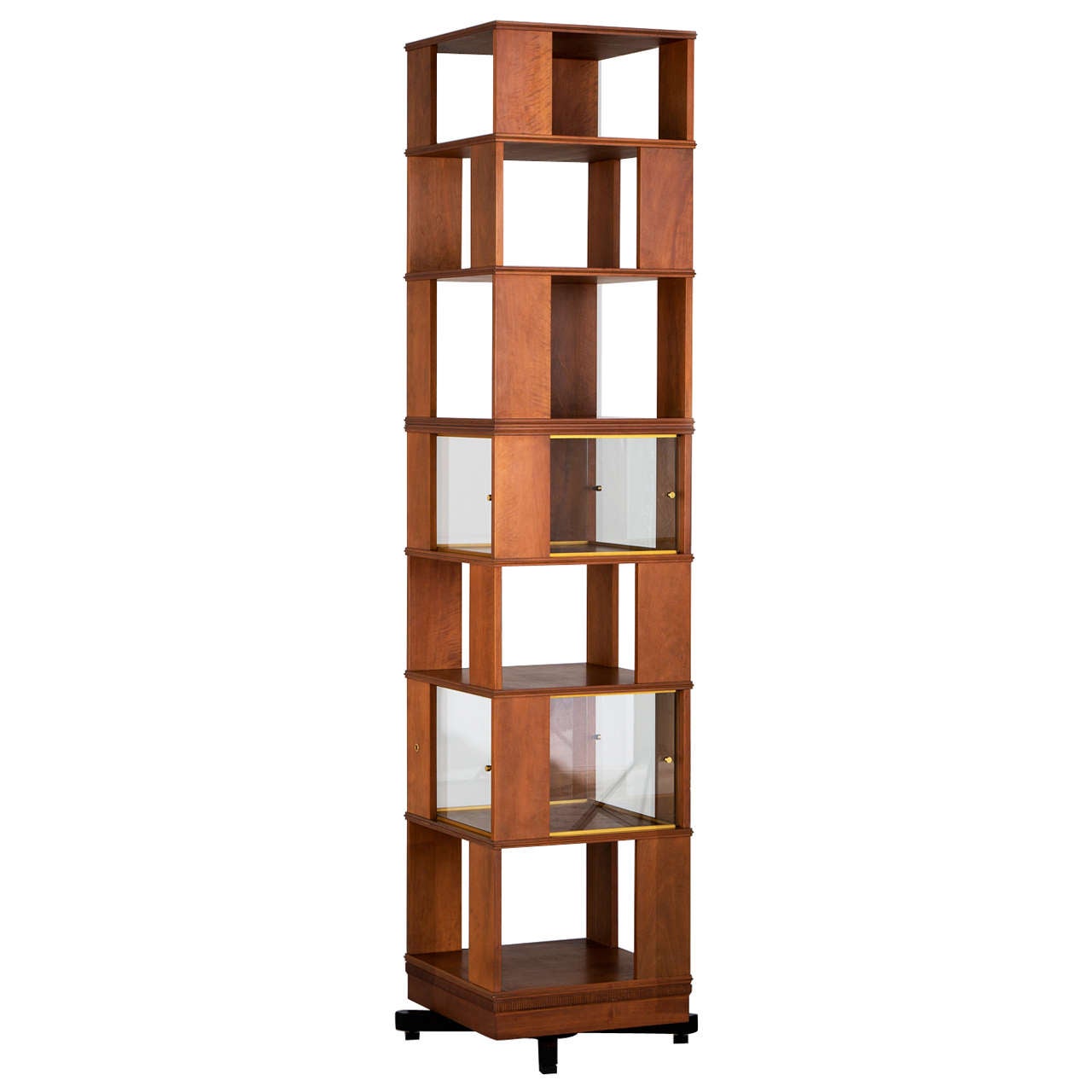 Italian Tall Swiveling Bookcase