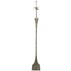 Midcentury Patinated Bronze Floor Lamp by Stewart Ross James for Hansen