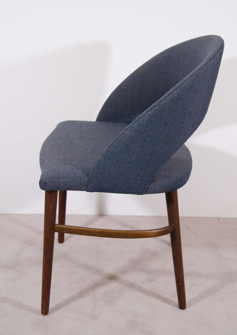 20th Century Danish Modern Side Chair by Designer Frode Holm
