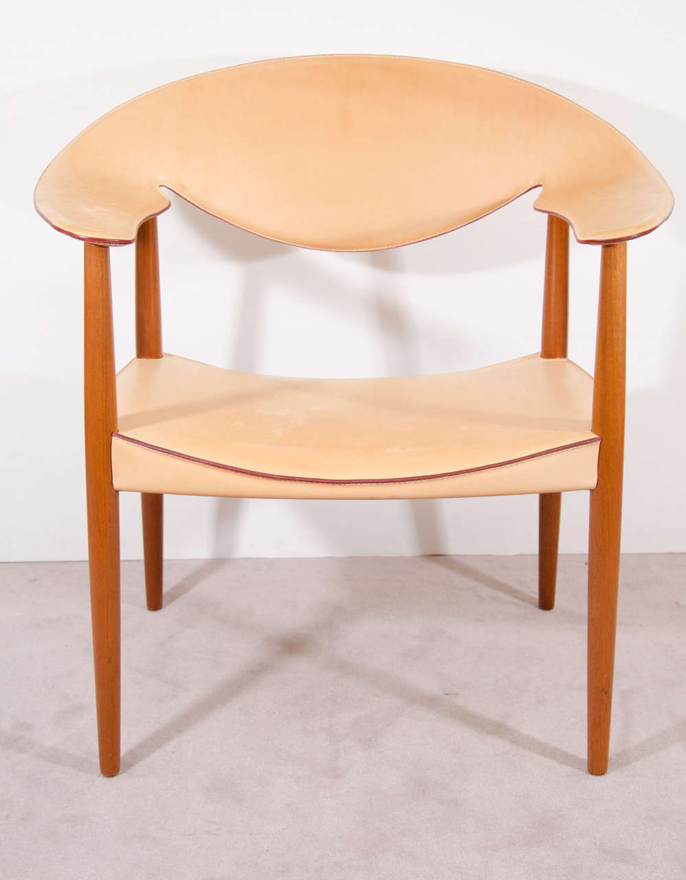 Chaise scandinave moderne Metropolitan d'Ejner Larsen & Aksel Bender Madsen