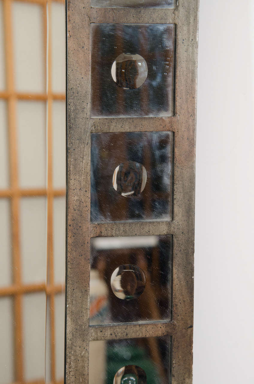 Industrial Modern Style Steel Arched Mirror at 1stDibs industrial