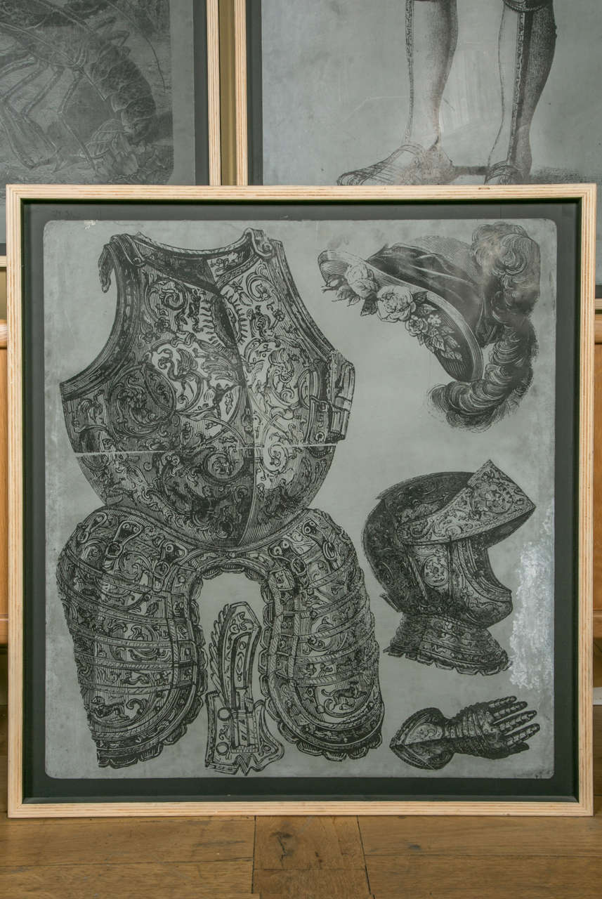 Rare Collection of Serigraphy Plates from Piero Fornasetti's Workshop For Sale 2