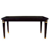 Maison Jansen Ebonized Flip-Top Console Table