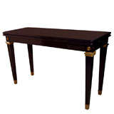 Maison Jansen Ebonized Flip-Top Console