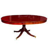 Circular Schmieg and Kotzian Banded Dining Table
