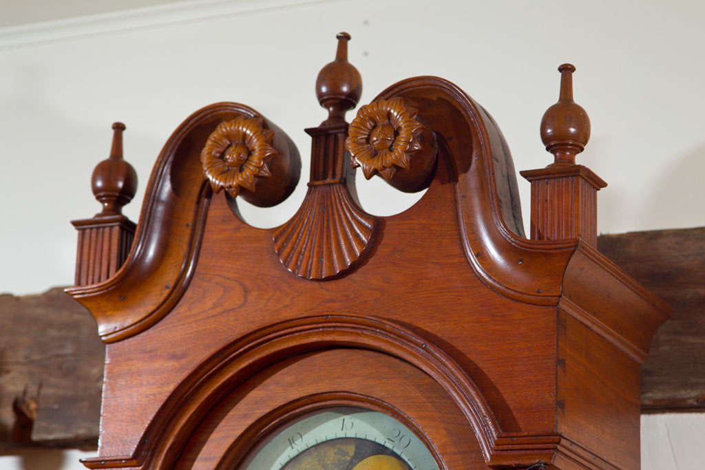 19th Century Lebanon  County Signed Stoy Tallcase Clock