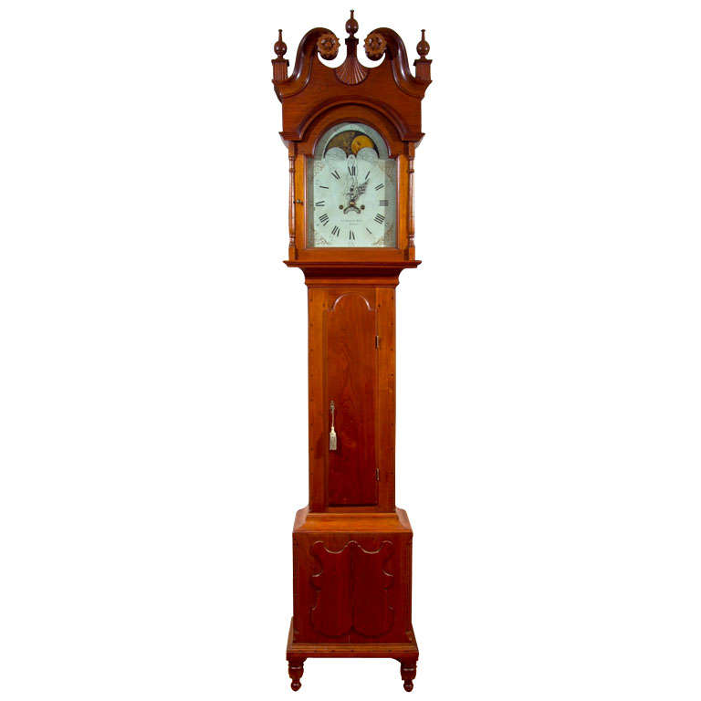 Lebanon  County Signed Stoy Tallcase Clock