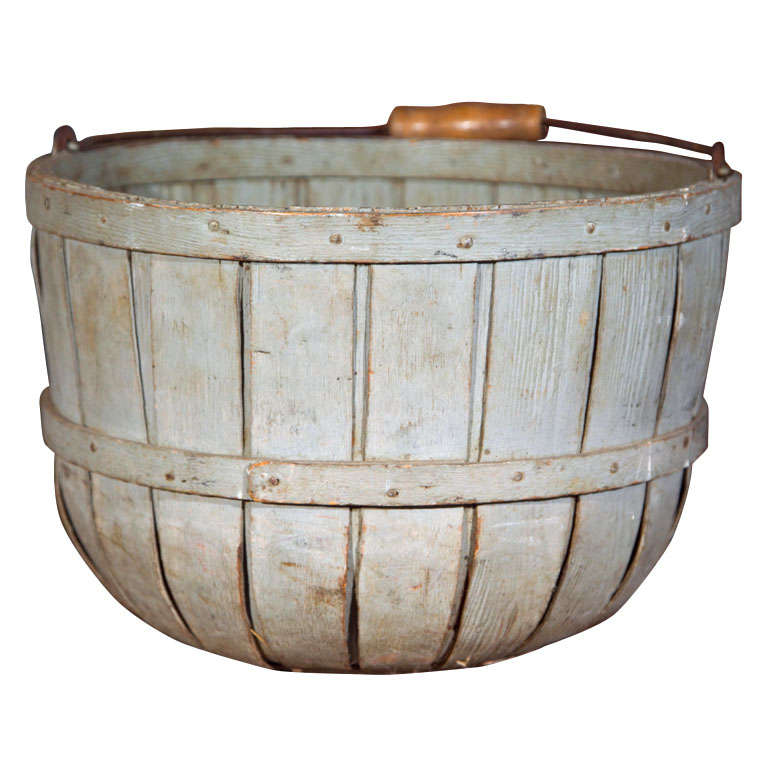 Necessary Bluish-Grey Wood  Bucket