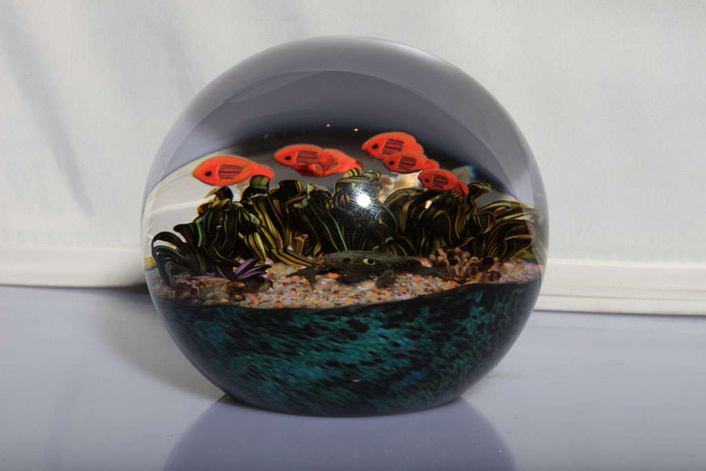 American Cathy Richardson Magnum Sea Life Paperweight