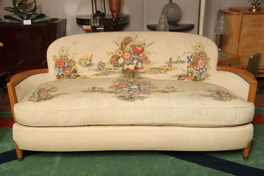 5 Piece Aubusson Upholstered Seating Set By Jules Leleu 2