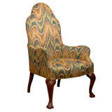 Walnut Upholstered Chair