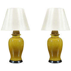 Pair, Vintage Ginger Jars as Lamps