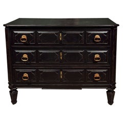 Ebonized Chest Commode by Don Rouseau