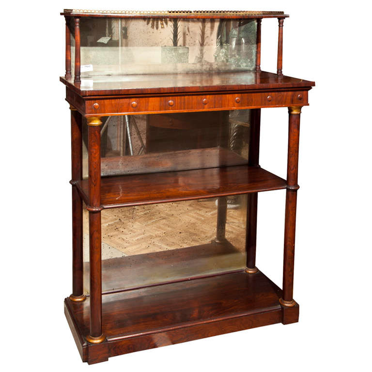 English Regency Style Rosewood Server