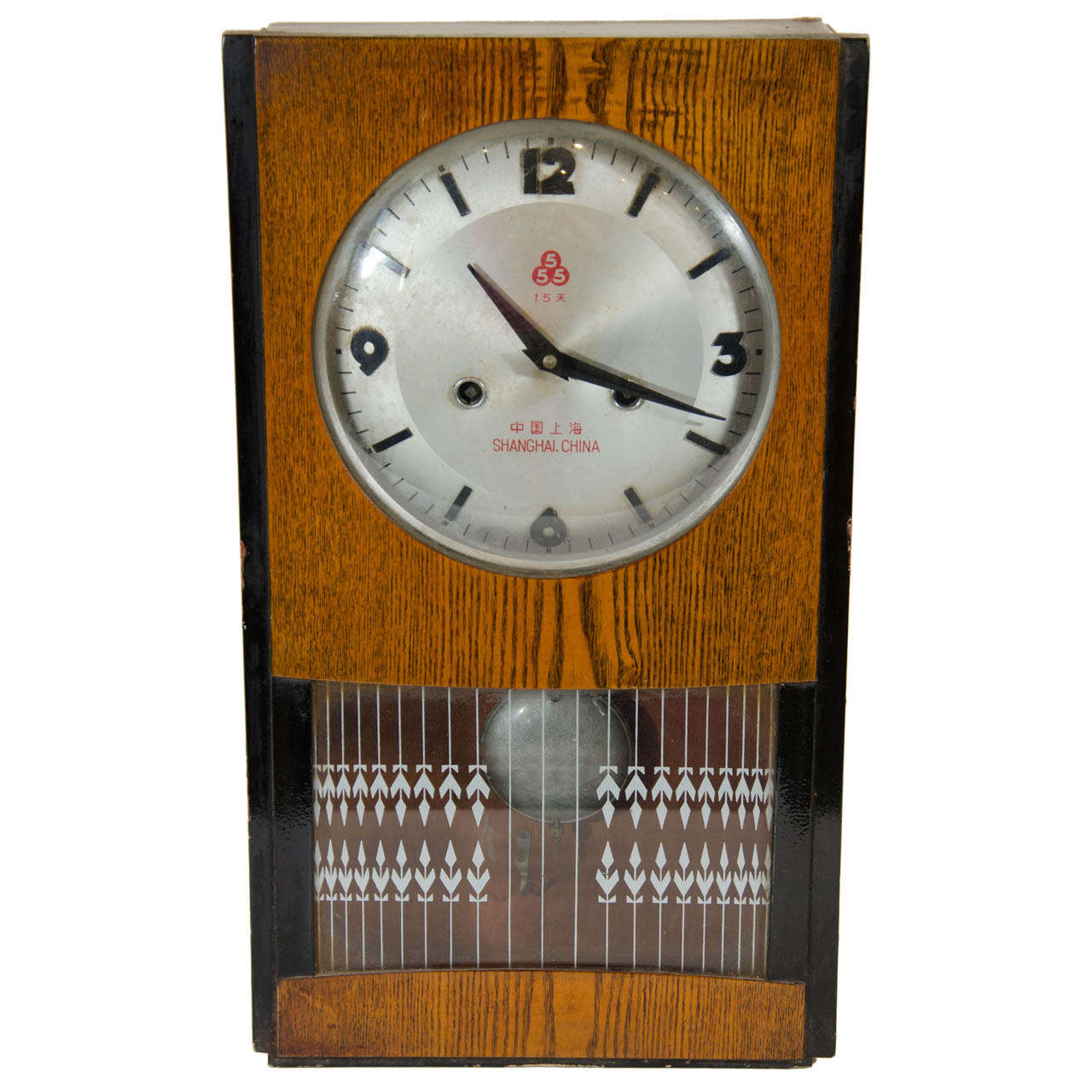 Vintage Chinese Pendulum Clock For Sale