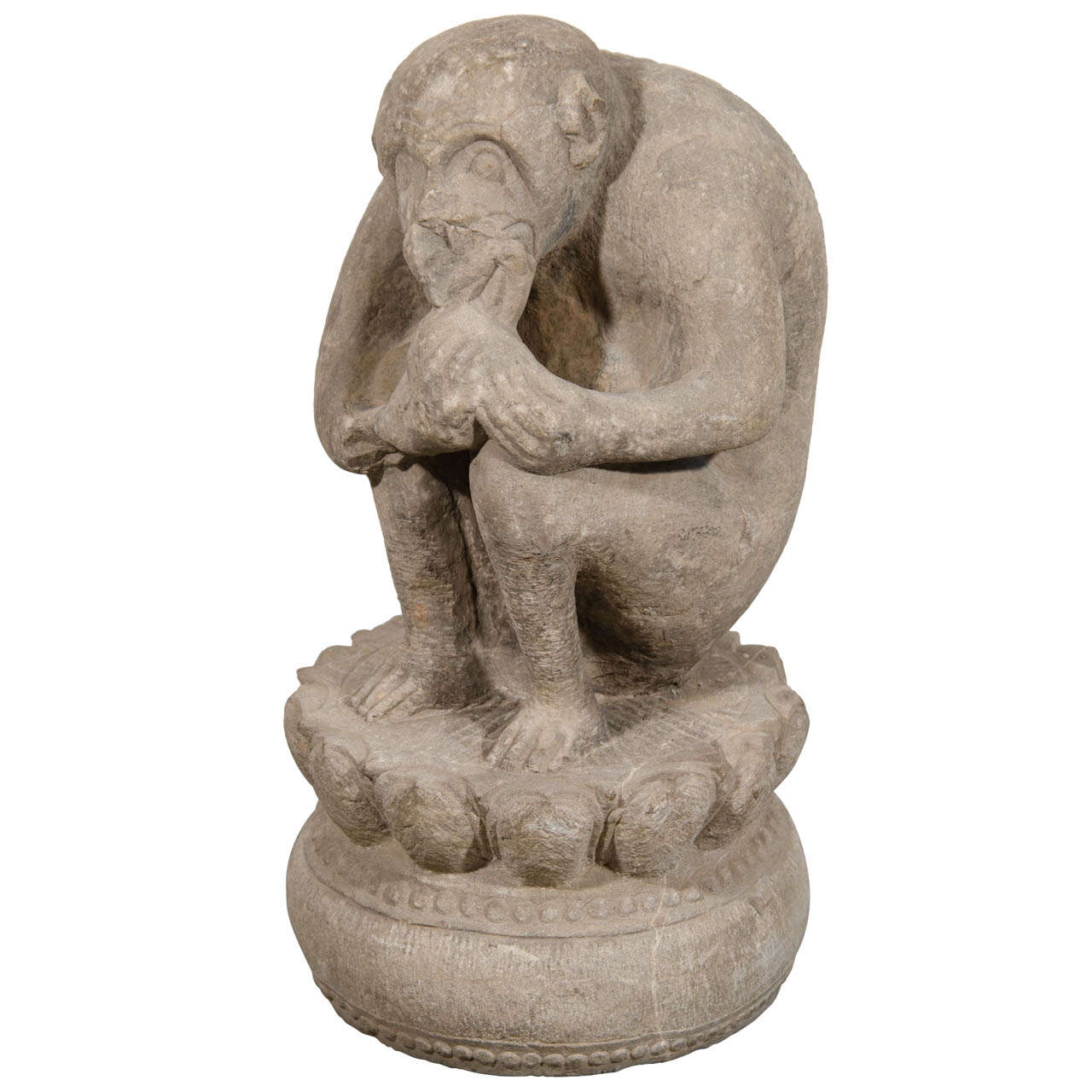 Antique Stone Monkey at 1stDibs