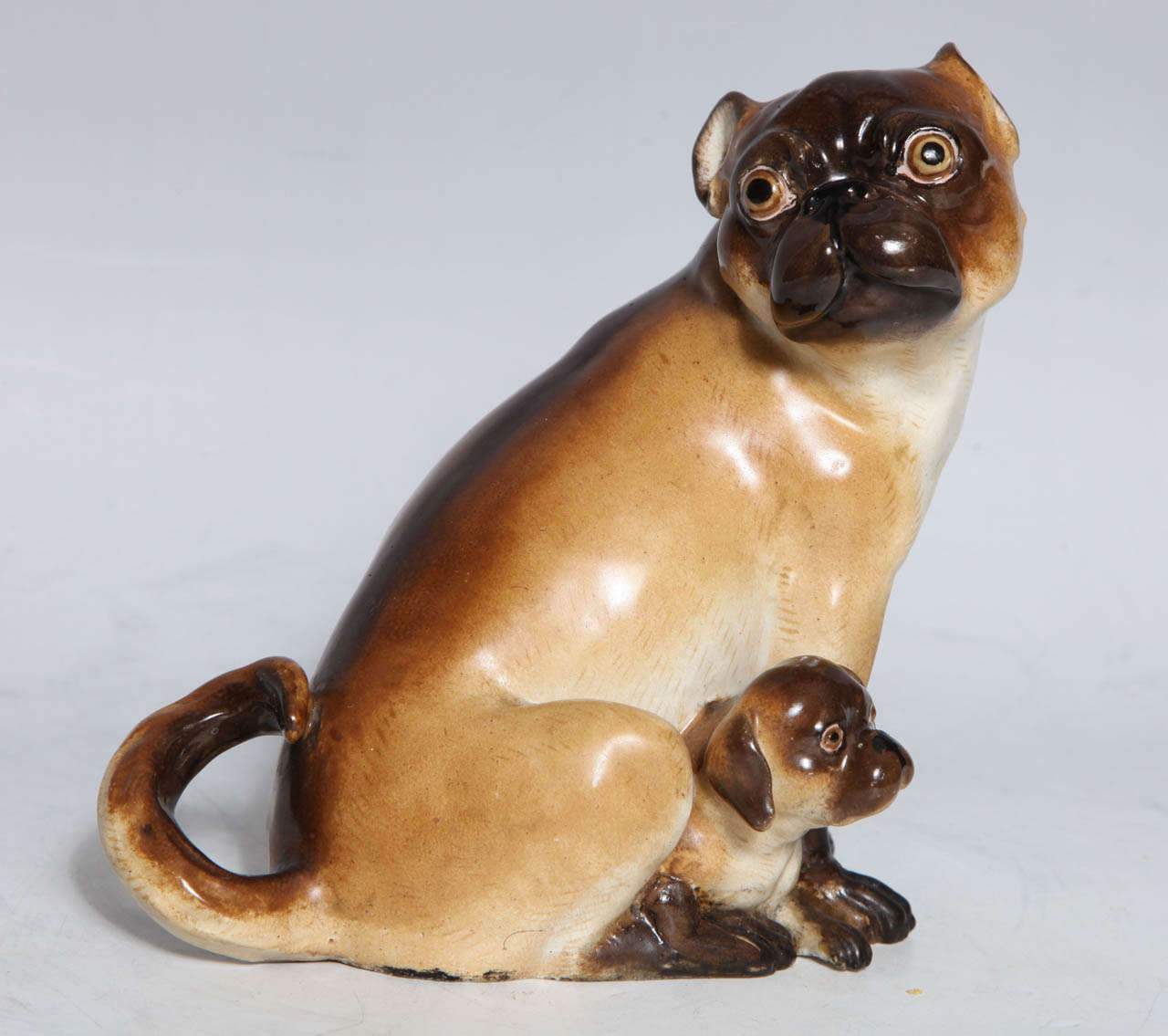 Louis XVI Groupe de chiens et de coqs en porcelaine de Meissen du début des années 1800, inspiré de Kandler