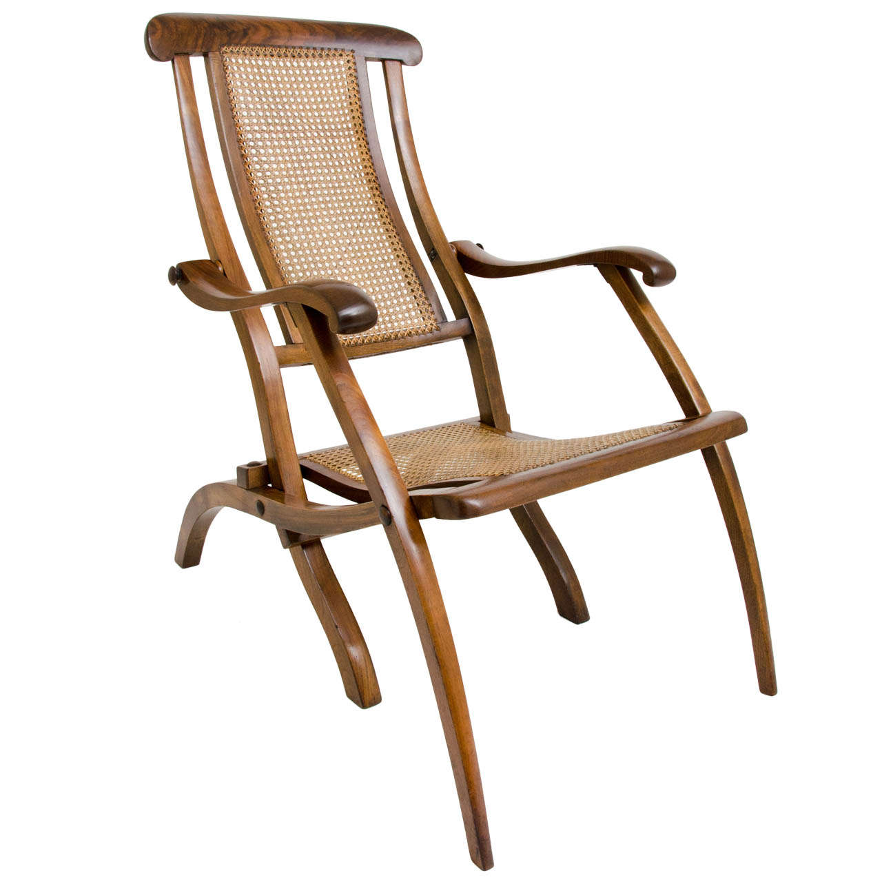 19th Century Steamer Ship Chair For Sale at 1stDibs