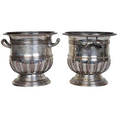 Pair of French Regence Period Cooler Buckets
