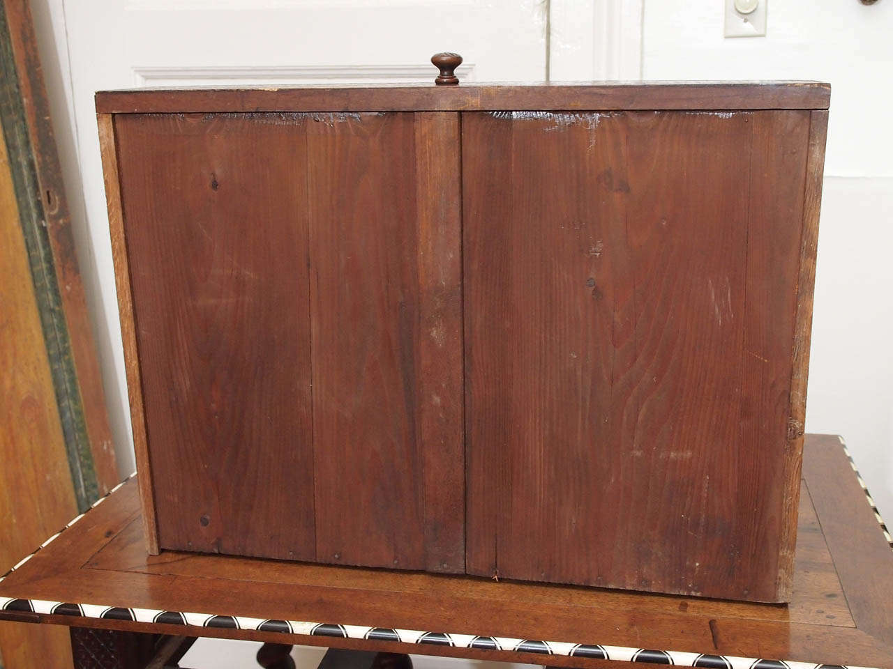 Italian Walnut Table with Bone and Ebony Inlay 4