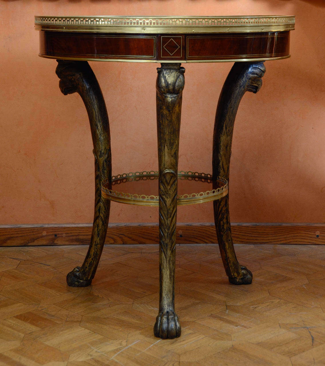 Ormoulu Mounted Directoire Gueridon