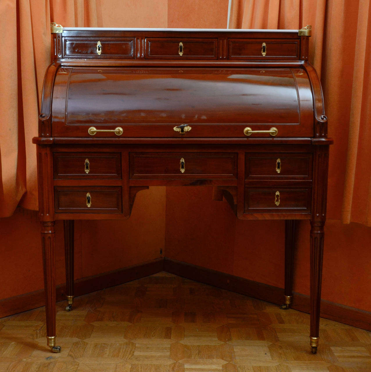 Louis XVI Mahogany Desk