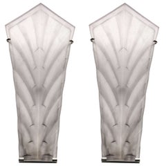 French Art Deco Wall Sconces by Sabino