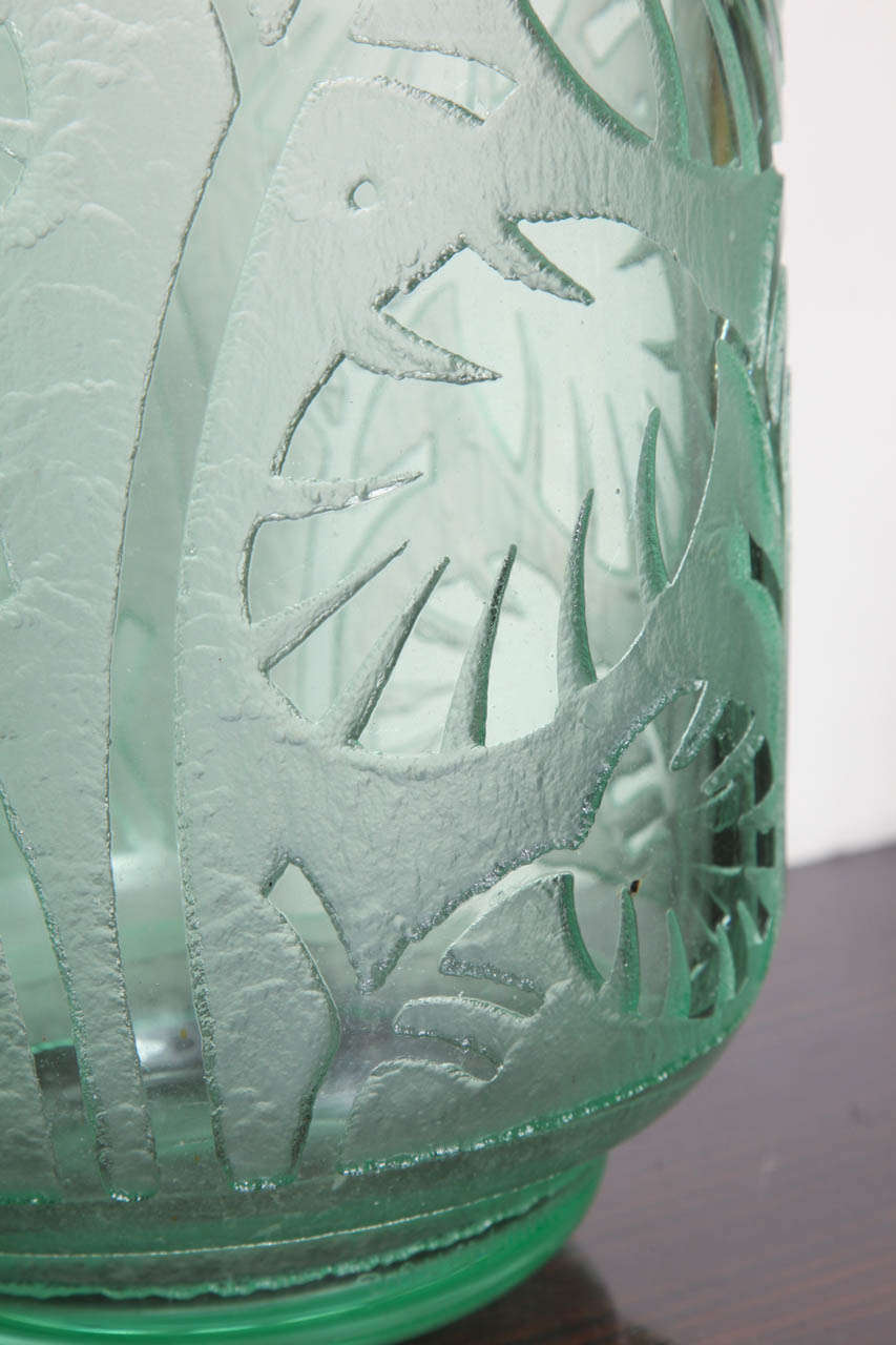 Art Déco Vaso Daum Nancy Art Deco in vendita
