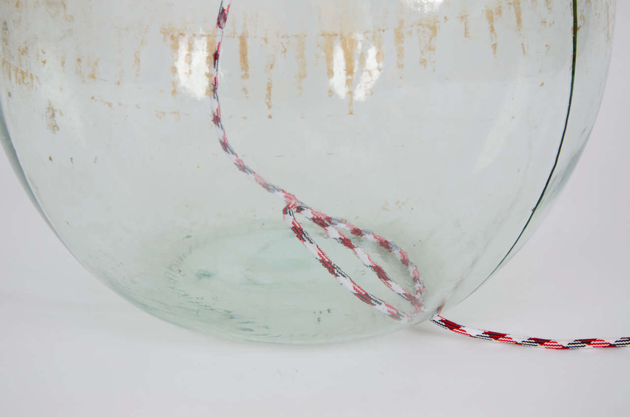 demijohn table lamp