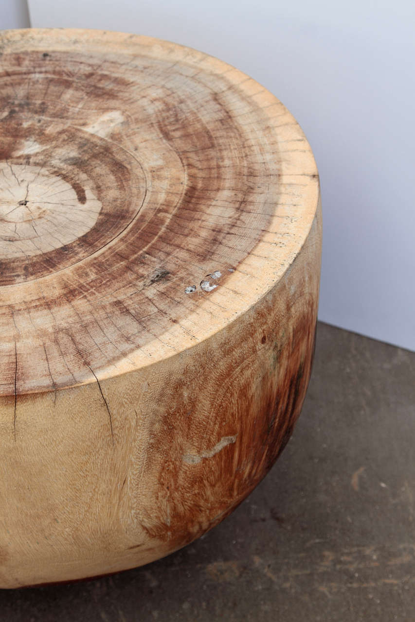 Organic Lychee Wood End Tables In Good Condition In Dallas, TX