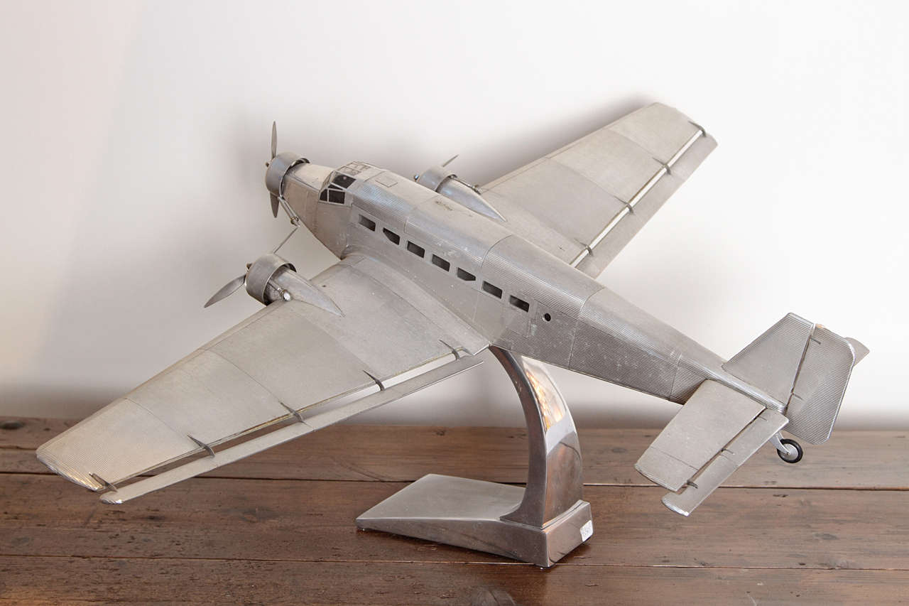 Junkers Ju 52 aeronautical model from Paris In Good Condition In Dallas, TX