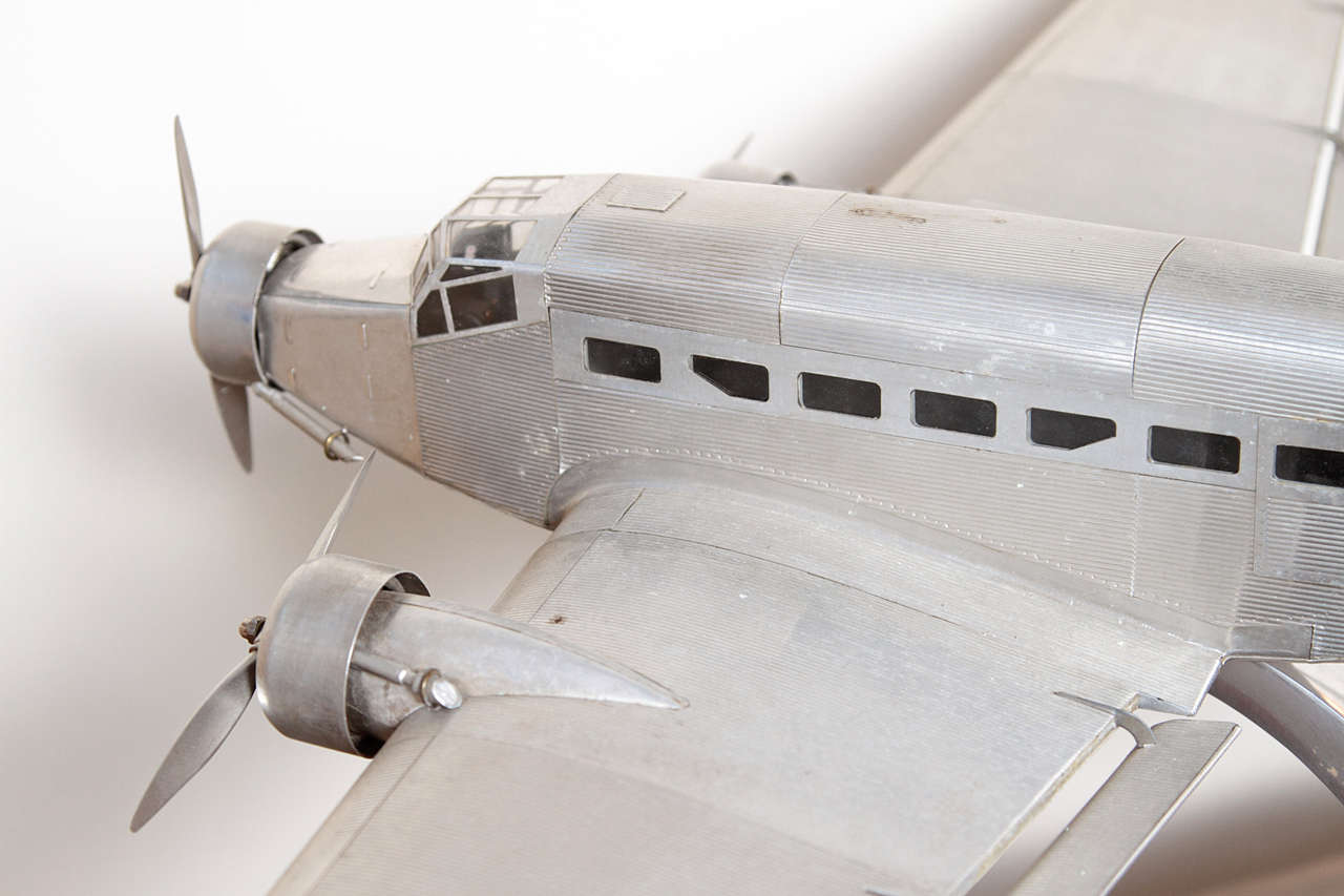 Mid-20th Century Junkers Ju 52 aeronautical model from Paris