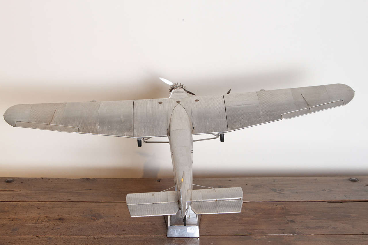 C.1920's Fokker F.VII Aeronautical Model from Paris In Excellent Condition In Dallas, TX