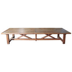 20th Large Pine Farm Table