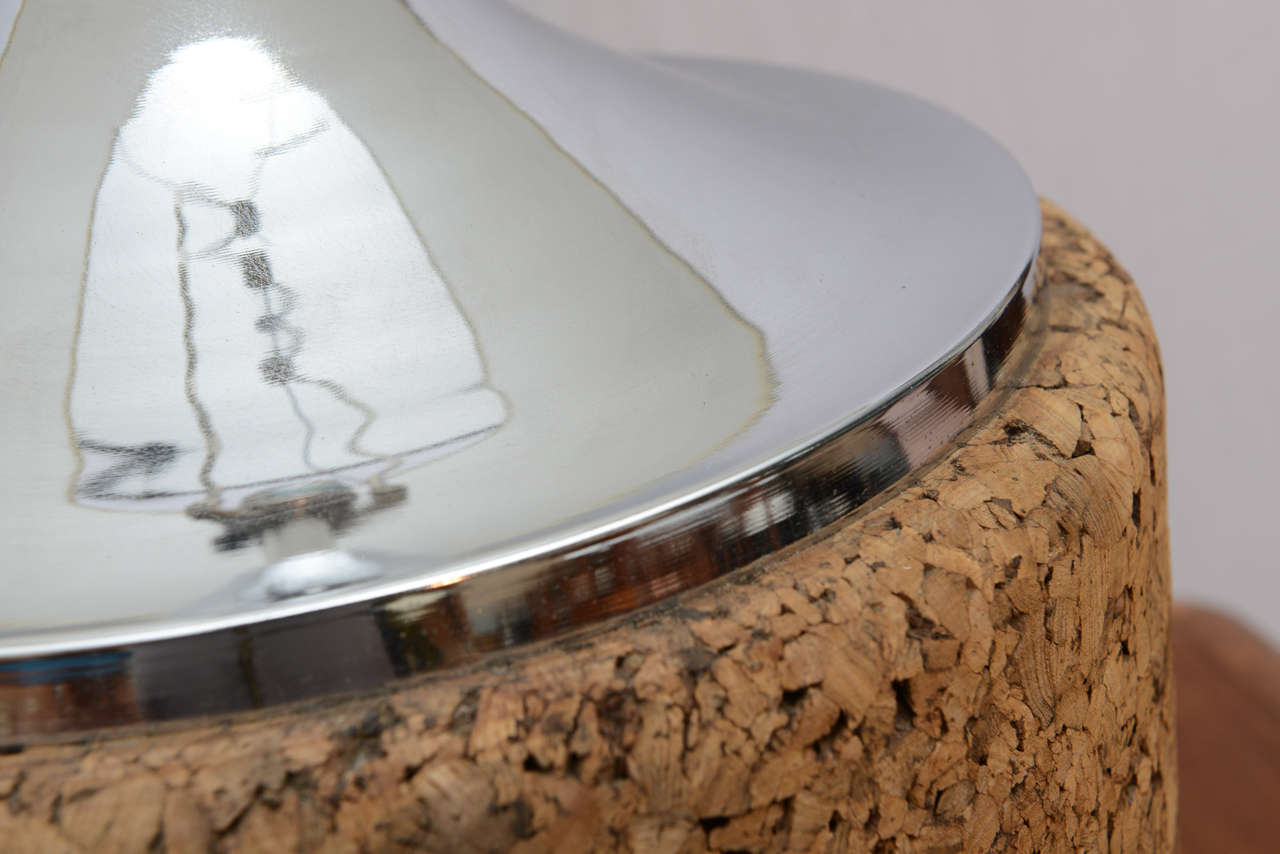 cork table lamp