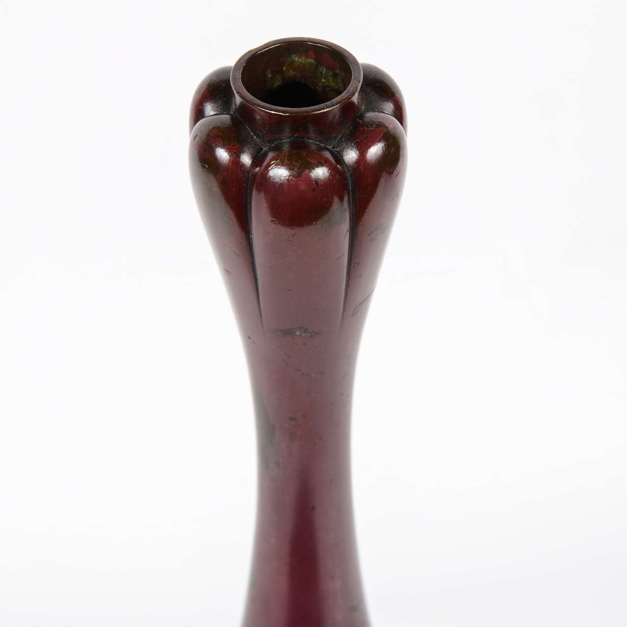19th Century Meiji Japanese Bronze Vase In Excellent Condition In Paris, FR