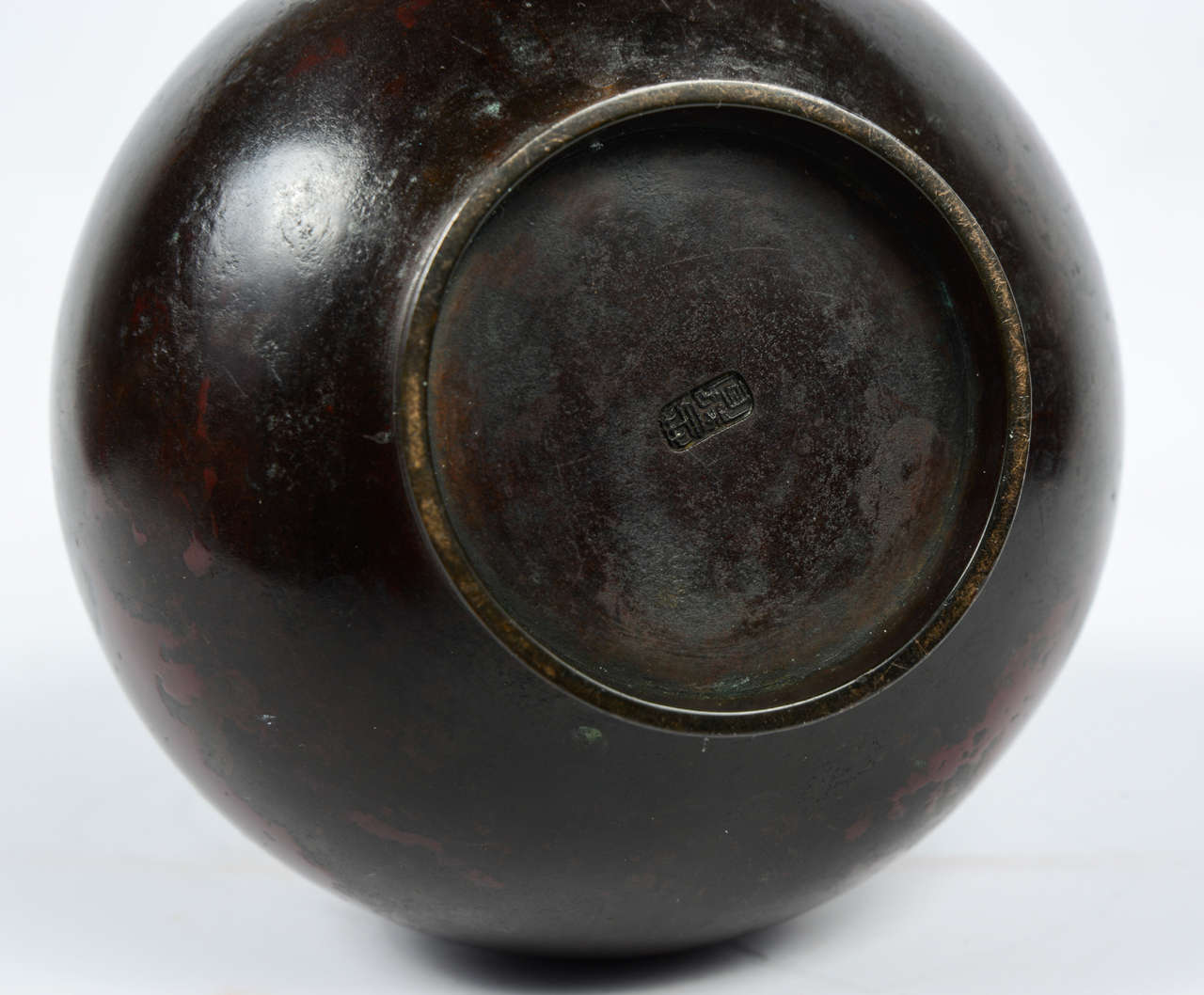 19th Century Meiji Japanese Bronze Vase 4
