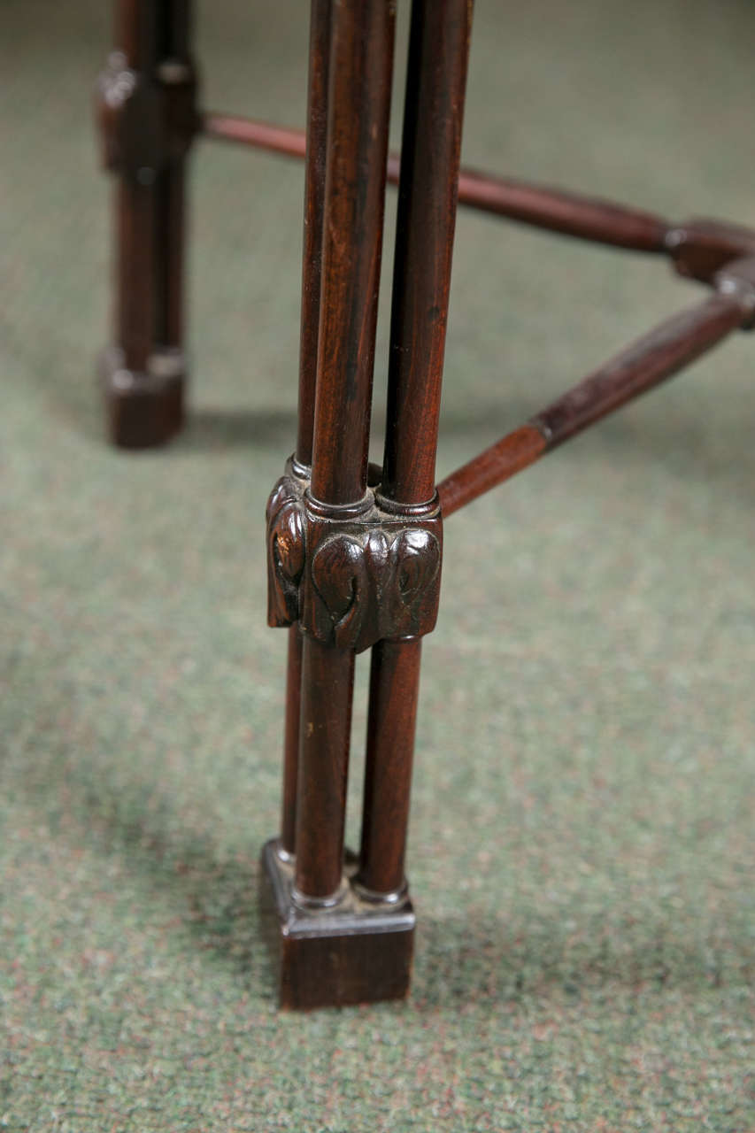 Mahogany Pair of Chinese Chippendale Benches