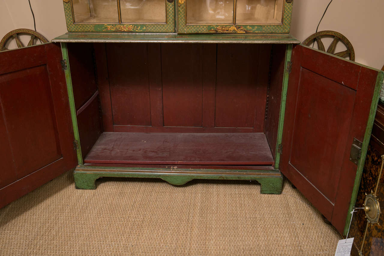Wood George III Japanned Bookcase