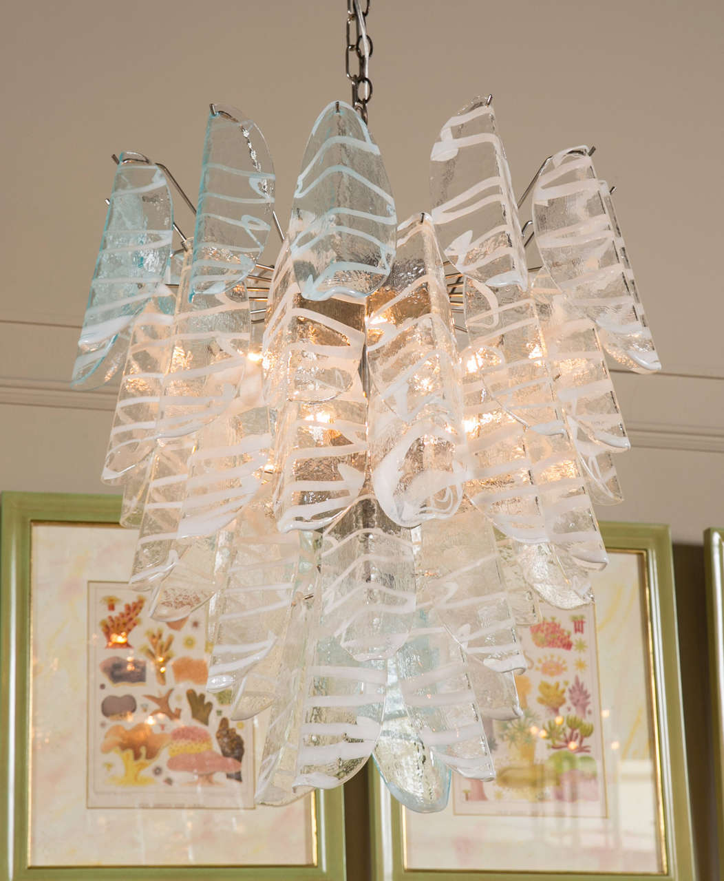 Spectacular Murano Glass Chandelier at 1stDibs