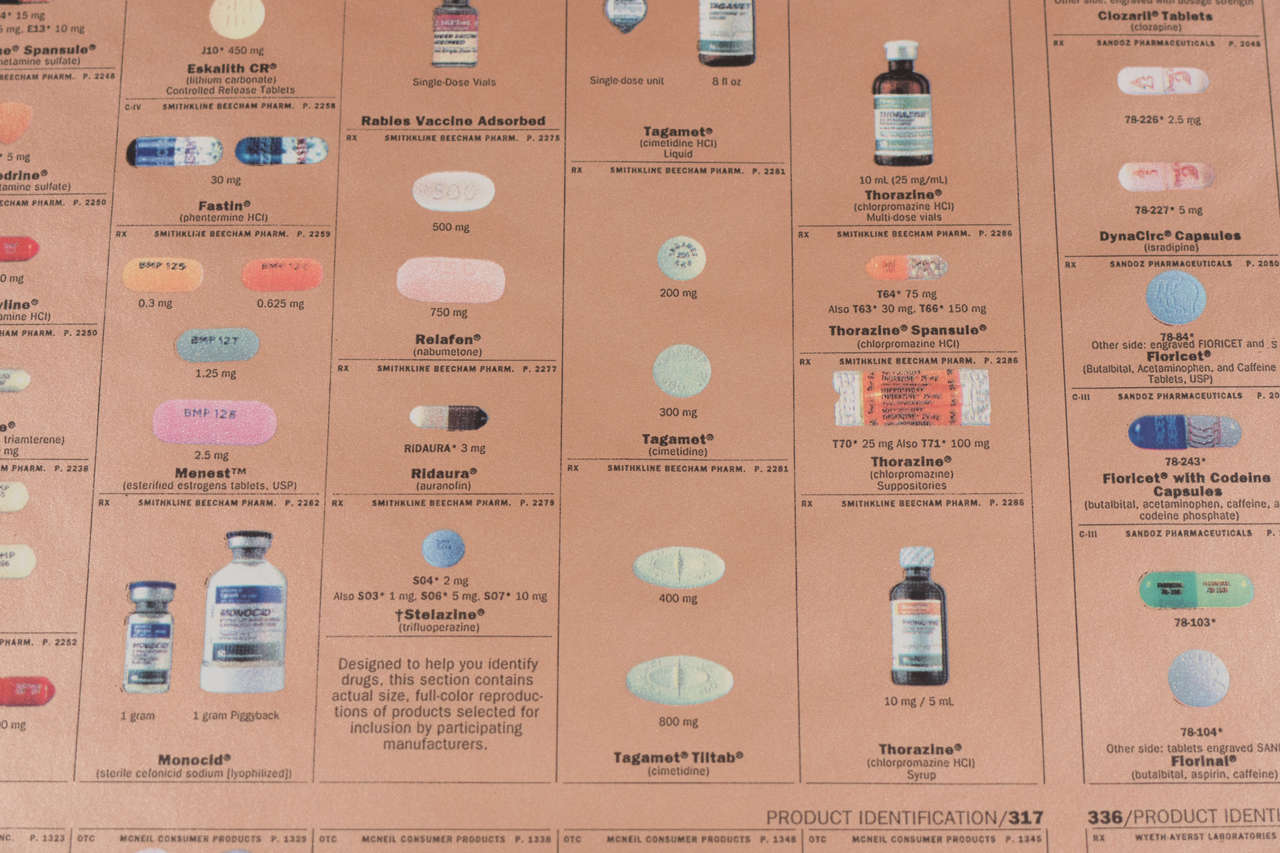 Thirty Rolls of Damien Hirst Gold Pharmacy Wallpaper For Sale 1