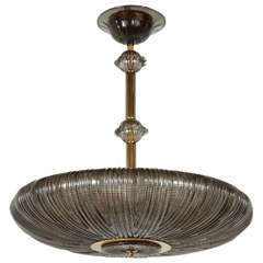 Murano Smoked Glass Pendant