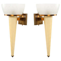 Pair of Mid-Century Murano Sconces