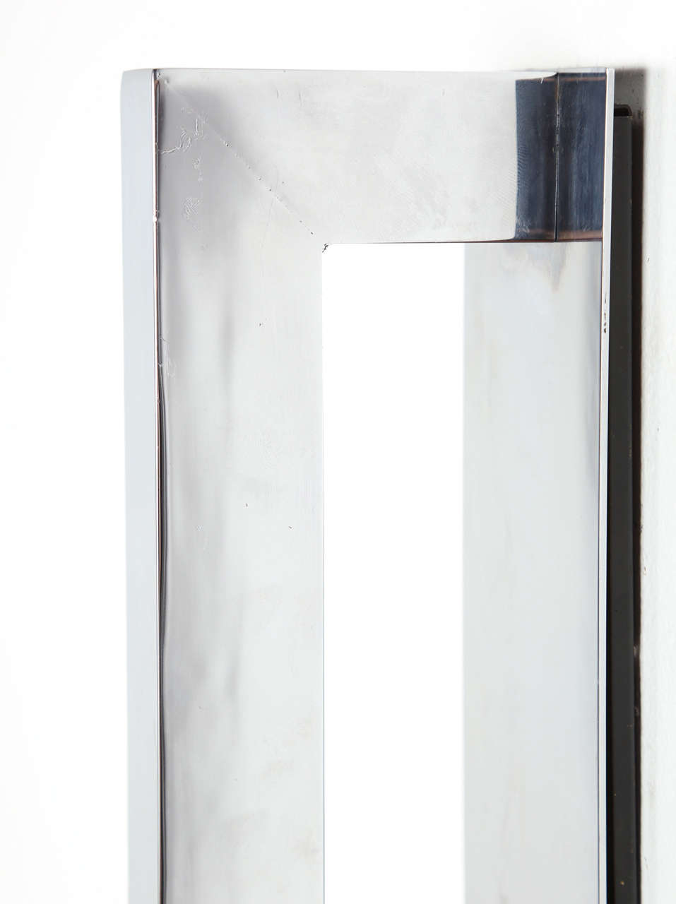 Late 20th Century Vertical or Horizontal Chrome Sconce For Sale