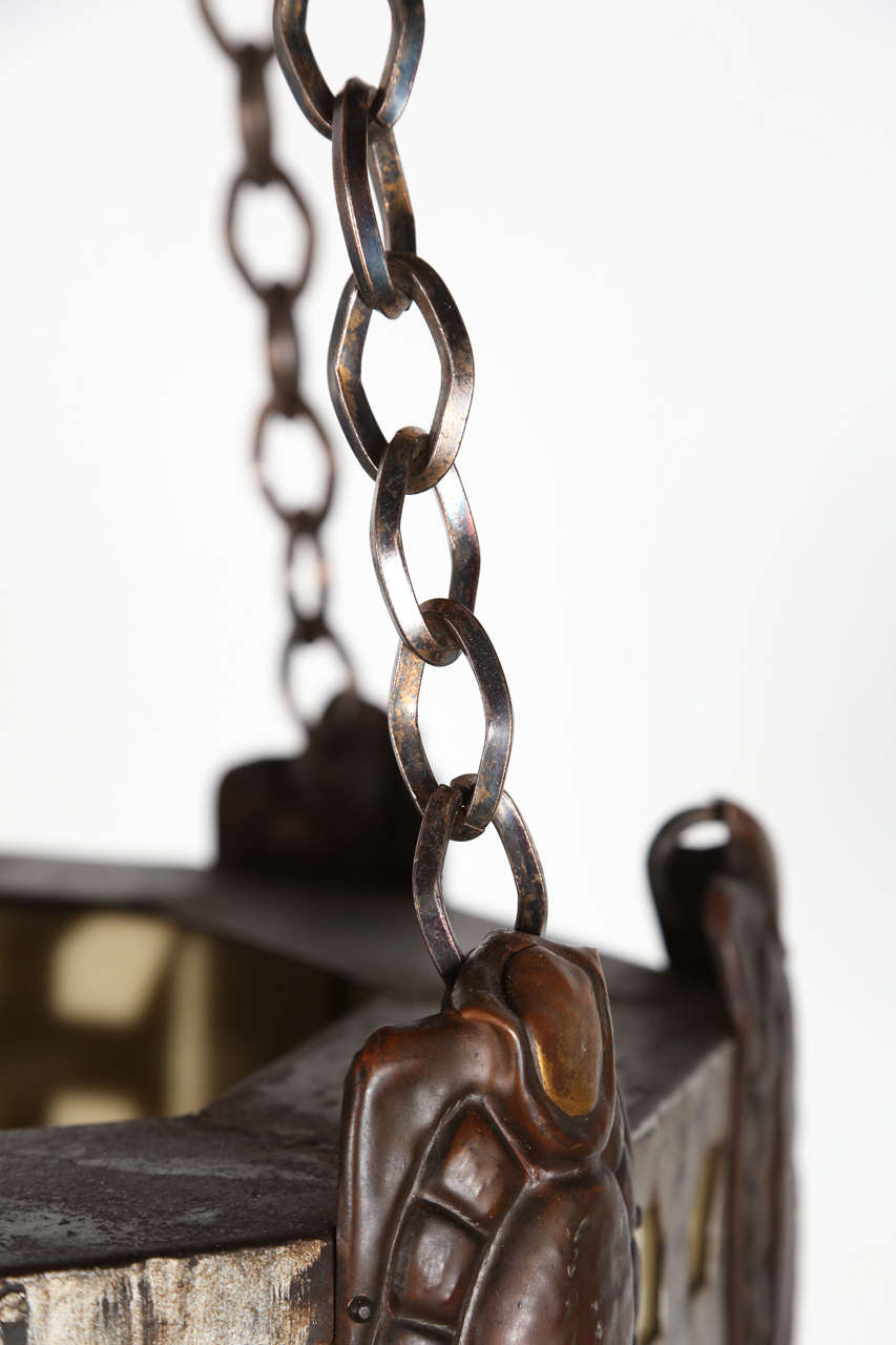 Apparecchio in rame e ferro martellato di Copper & Craft in vendita 3