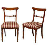 Pair of William IV Side Chairs