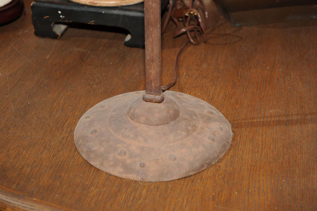 vintage ashtray lamp